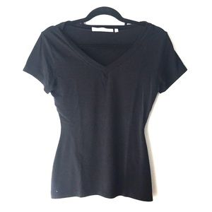 Elizabeth & Clark Black short sleeve basic tee